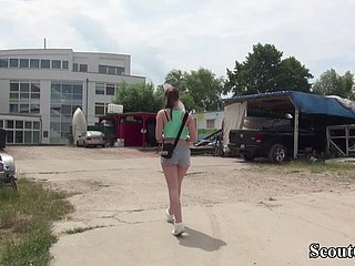 Jerman Scout - Pia (18) Seduce Anal Brengsek di Jalan Cast aside