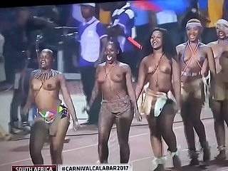 South African Cultural Dance handy Calabar Carnival 2017