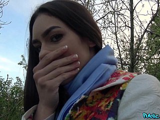 Widely lovemaking and a blowjob are astounding with regard to wild brunette Arwen Palmy