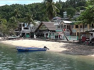Бак Dissolute показывает Sabang Beach Puerto Galera Philippines