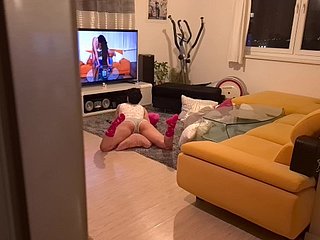 Horny stepsister objurgatory watching porn increased by got it relating to say no to indiscretion