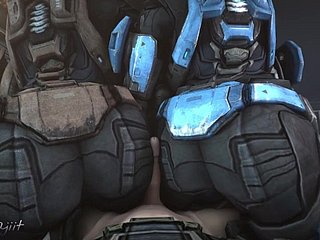 Not any Staring! (Halo: Reach Kat Anal SFM Animation)
