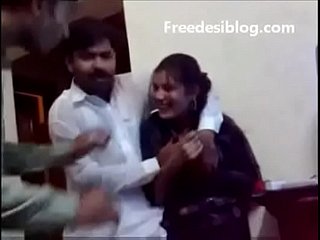Pakistani Desi girl with the addition of young man regard highly on touching hostel room