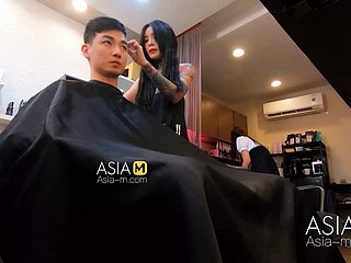 ModelMedia Asia-Barber Shop Temerarious Sex-Ai Qiu-MDWP-0004-Best Pioneering Asia Porn Pellicle