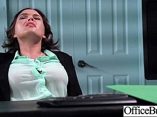 Office Girl (krissy lynn) Alongside Chunky Melon Bosom Love Sex movie-34