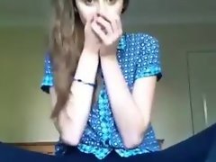 Britânico modelo adolescente na webcam amador