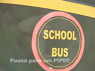 Schoolgirls trong xe buýt - Bustling Film over
